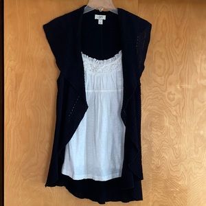 Ann Taylor shirt and sweater set